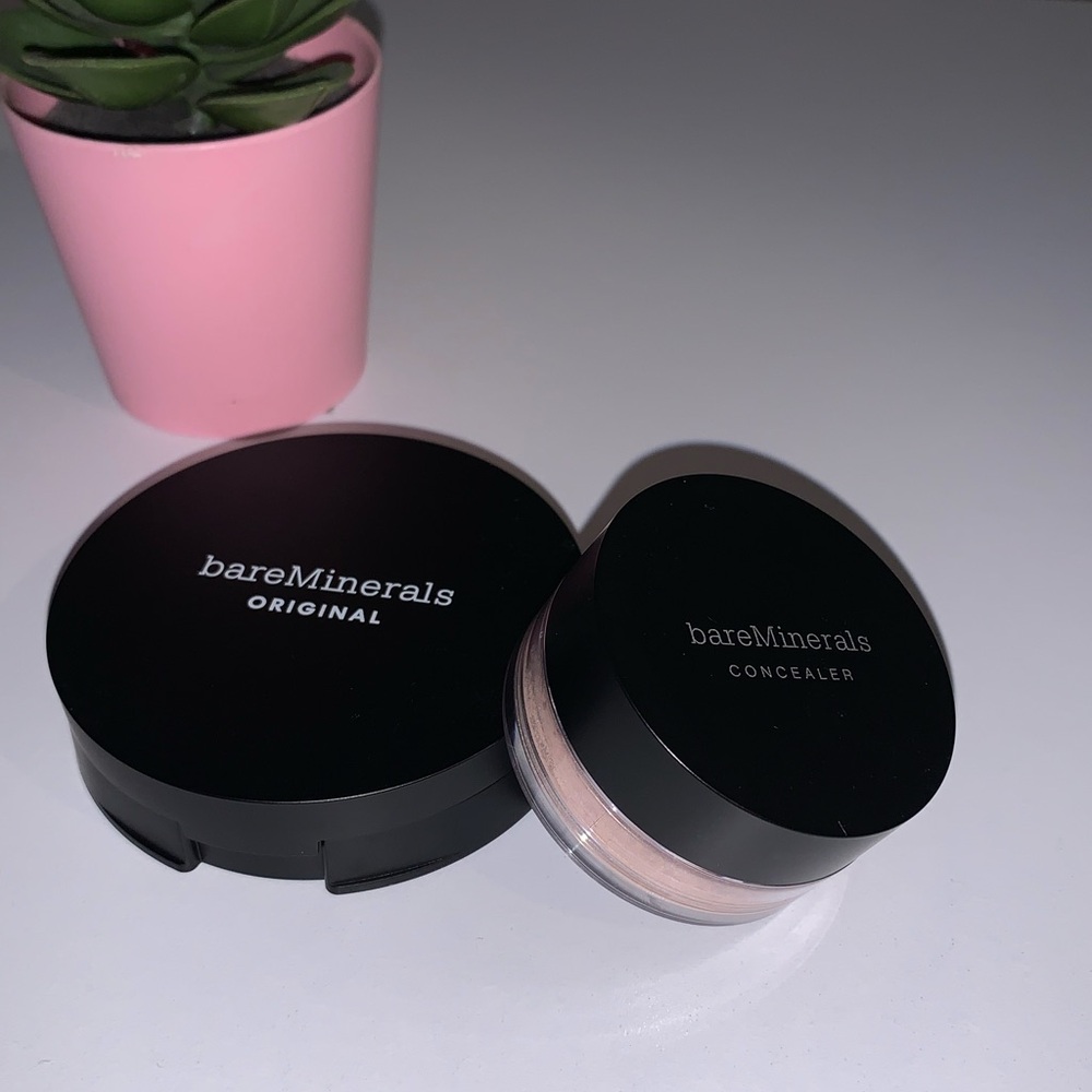 bareMinerals Original Pressed Powder Foundation & Multi-Tasking Concealer